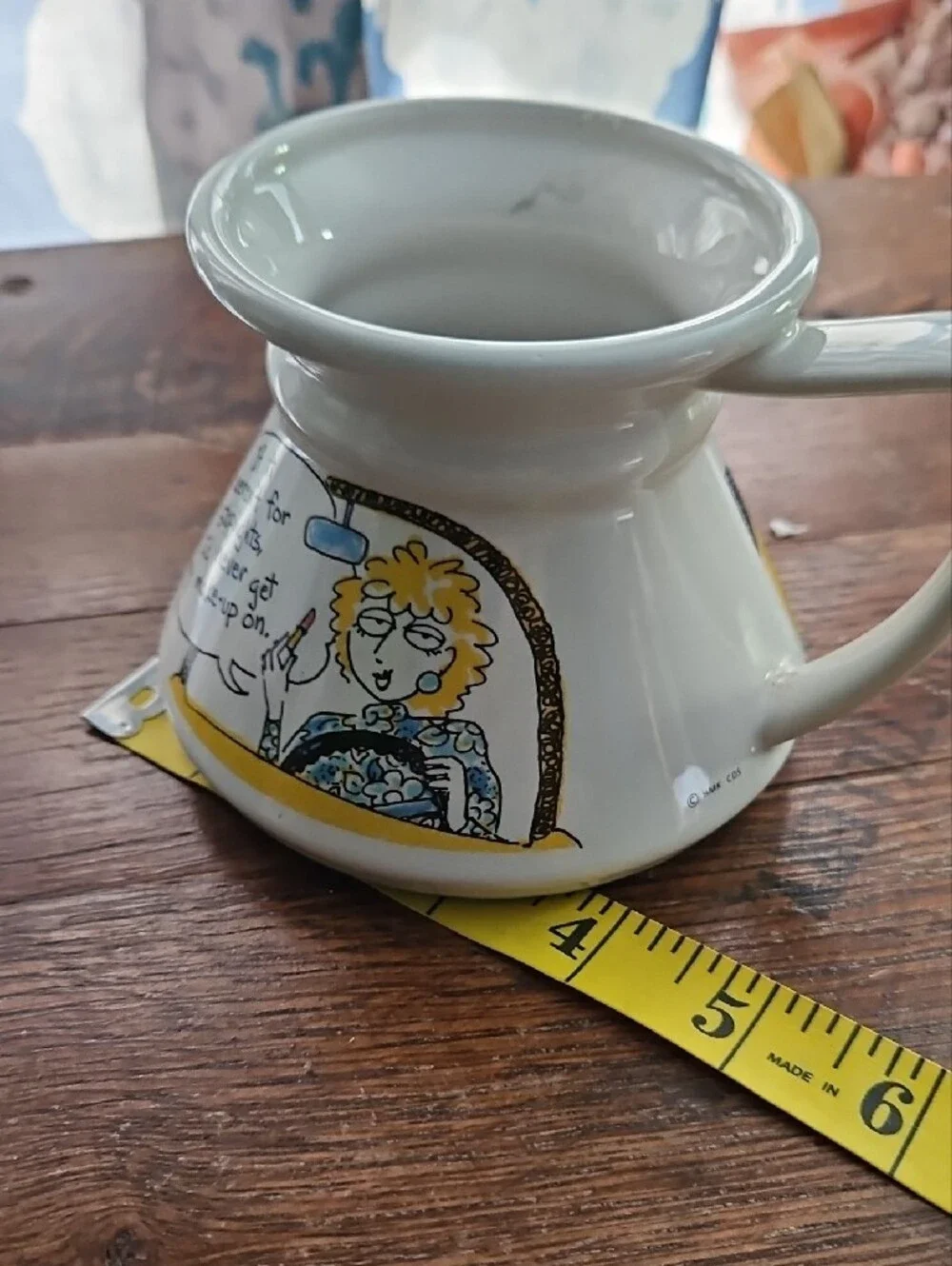 Hallmark white ceramic